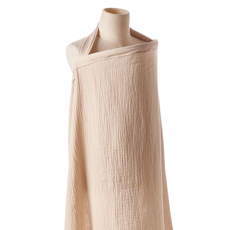 [Australia] - insular Muslin Nursing Cover for Breastfeeding, Breathable Privacy Nursing Covers with Arch Neckline for Mom, Soft Cotton Multi-use Nursing Apron, Khaki 