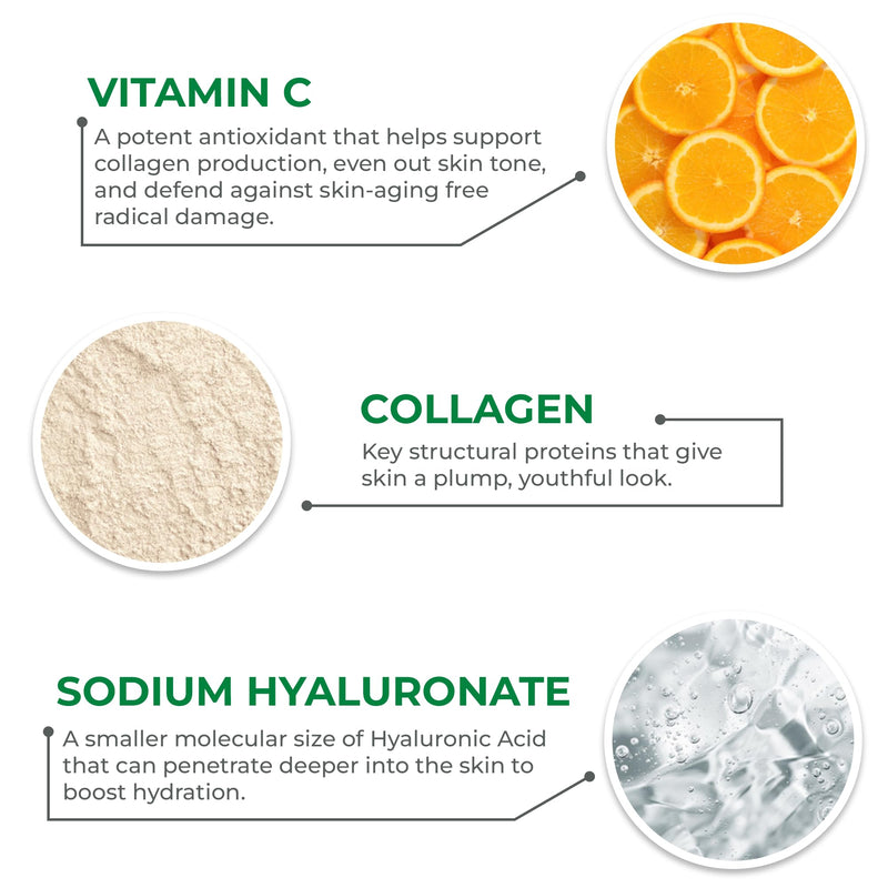 Mario Badescu Vitamin C Serum for All Skin Types Lightweight Serum with Vitamin C & Sodium Hyaluronate Visibly Reduces Signs of Aging 1 Fl Oz