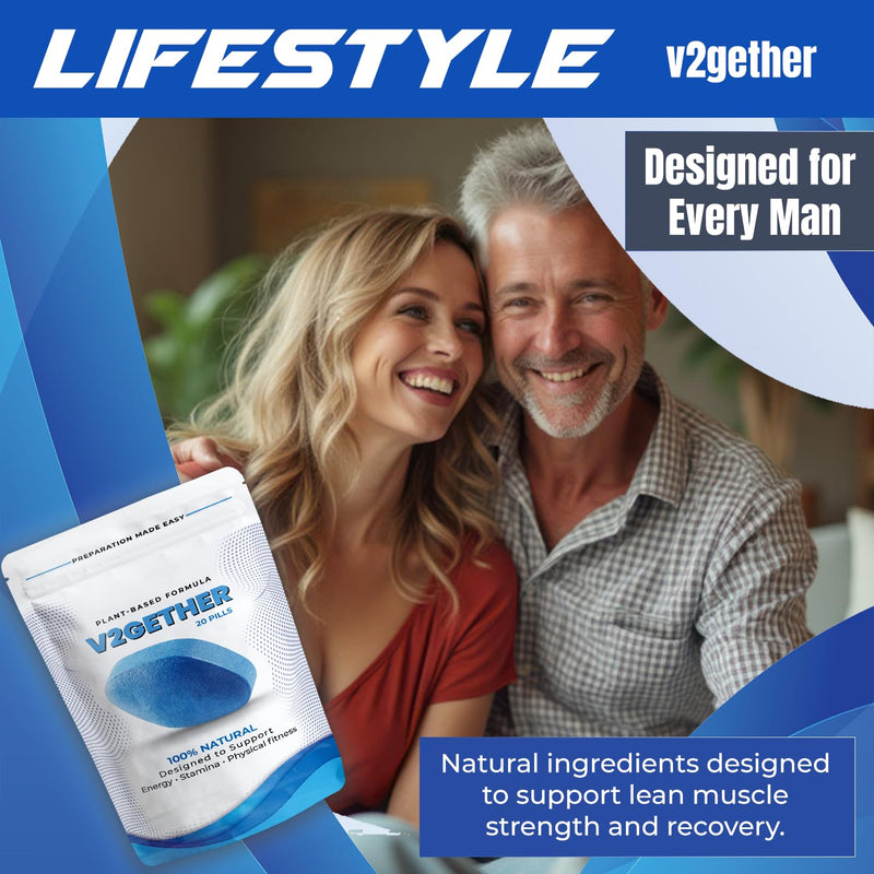 Fast-Acting | 40 Tablets | Male Performance Enhancement | 100% Herbal Supplement with Ginseng & Maca | Energy Boost, Stamina Support & Vitality | Natural Formula | Improve Performance
