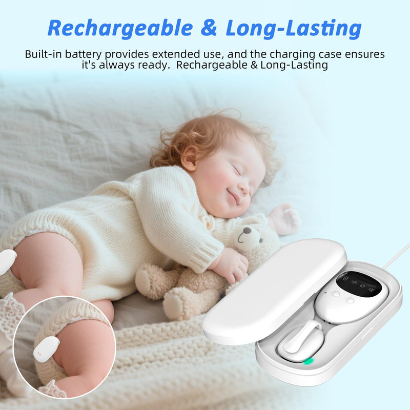[Australia] - Wireless Bedwetting Alarm-Bed Wetting Alarm for Kids and Elderly, Sound Mode, and Strong Vibration, Pee Alarm, Bedwetting Solutions, Night Time Potty Training for Kids 