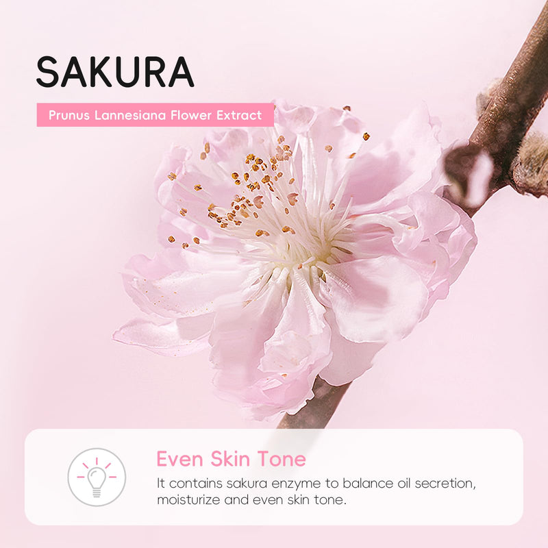 Facial Moisturizer Tone-up Cream, Japan Sakura Lazy Face Cream with Vitamin C, Face Moisturizer Hydrating & Smooth Dry Skin Lightweight Nourishing Facial Skin Instant Tone-Up Cream, 1.76 fl.oz