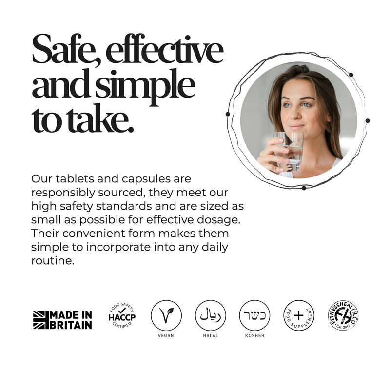 Fibre Pro Complex Capsules - Inulin Powder - Husk Powder - Lactobacillus Acidophilus for Digestive System - Supplement 60 Capsules