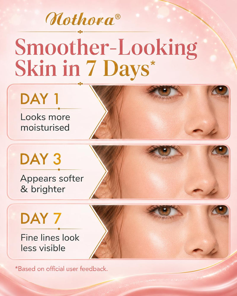 2-Pack Nothora® Collagen Wand, Nothora Pure Collagen Wand Stick, Multi-effect Hydrating Skin Balm, Smooths and Brightens the Look of Skin, Ready for Make-Up, Suitable for Face, Eyes, Lips and Neck