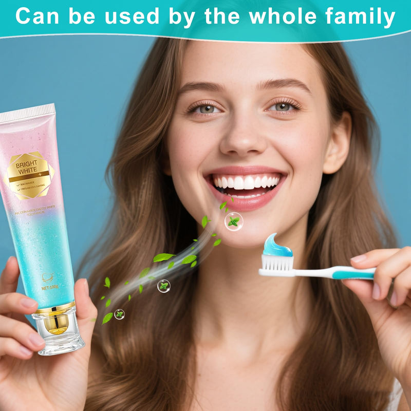 Niacinamide Whitening Toothpaste Natural Mild and Non-Irritating Nicotinamide White Toothpaste Prevents Tooth Decay Freshens Breath, and Promotes Oral Health 1