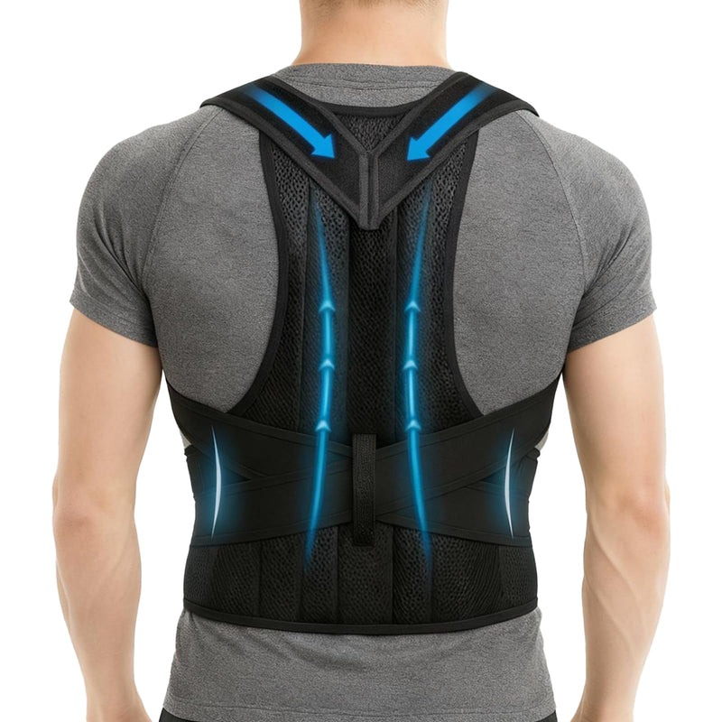 Back Brace Support Posture Corrector for Men (1, X-Large)
