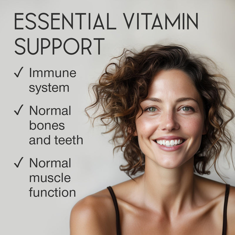SuperSelf Vitamin D3 K2 Capsules - 60 Capsules - for Bones, Muscle, Teeth | USA Made - Vegetarian Vit D Supplement - High Strength - Vitamin D3 5000 IU & Vitamin K MK7 100mcg