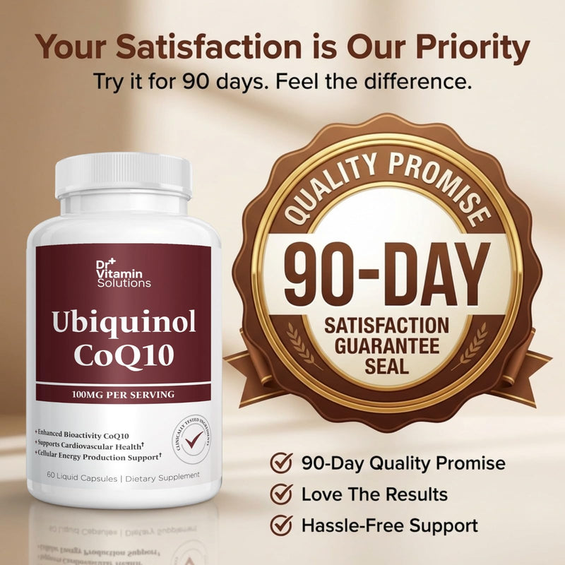 Ubiquinol CoQ10 100mg, Coenzyme Q10 Active Form, Heart Health Support | Kaneka Ubiquinol, 60 Liquid Capsules, Cellular Energy, Antioxidant Support, Non-GMO, Made in USA, Easy to Swallow