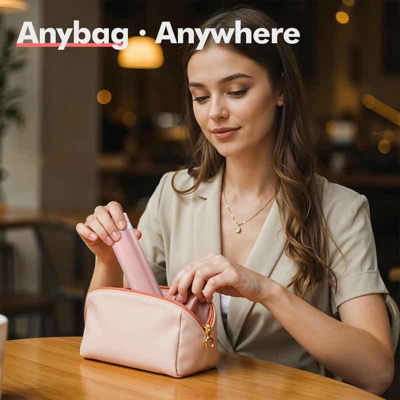 𝐏𝐢𝐥𝐥 𝐎𝐫𝐠𝐚𝐧𝐢𝐳𝐞𝐫 𝟕 𝐃𝐚𝐲𝐬 with Leak-Proof Slide Lock | Portable Pill Case for Vitamins & Medications | Large Capacity Weekly Pill Box, Travel-Friendly Compact Design (Sun-Sat Labels) Pink