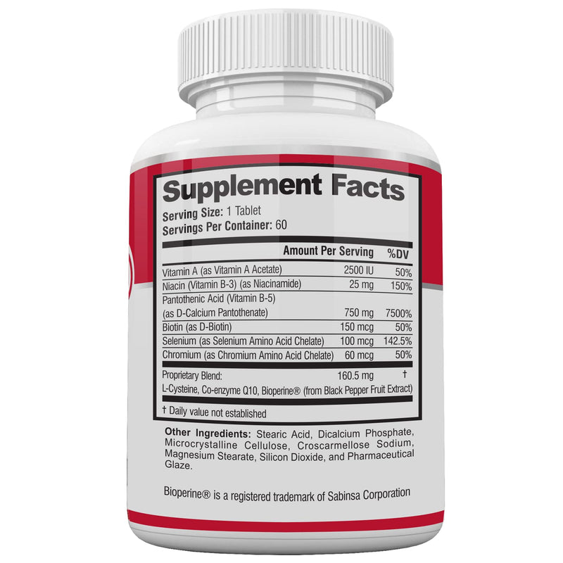 Acnetame Supplement- Anti Acne Vitamin Pills for Men Women Teens & Adults | Do your pores a favor and clear spots at the stem, natural hormonal pimple & blemish control, oily skin sebum 60 tablets