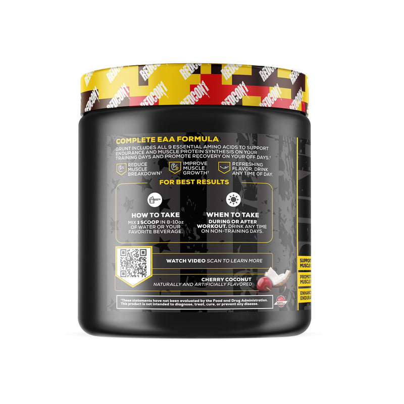 [Australia] - REDCON1 Grunt EAAs, Tiger's Blood - Sugar Free, Keto Friendly Essential Amino Acids Powder - Post Workout Powder Containing 9 Amino Acids to Help Train, Recover, Repeat (30 Servings) 