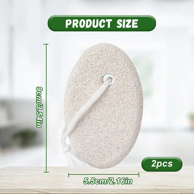 [Australia] - Natural pumice stone, 2 pieces of foot care, pumice stone foot care, callus remover, coarse calluses, pumice stone, pumice stone, pumice stone callus remover pumice stone, natural foot for foot care or the hand 