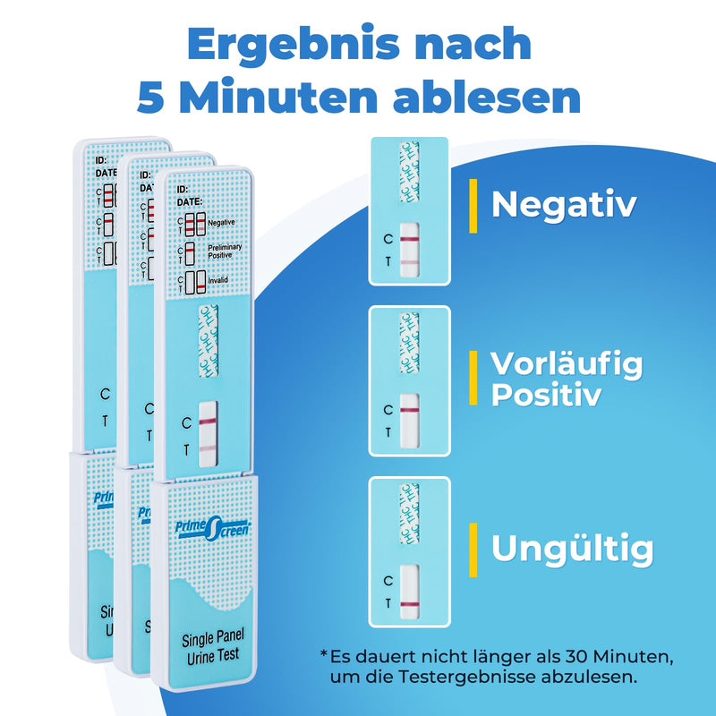 [Australia] - Prime Screen 10x THC urine test drug test THC test 50 ng/mL rapid drug test for cannabis marijuana hashish 