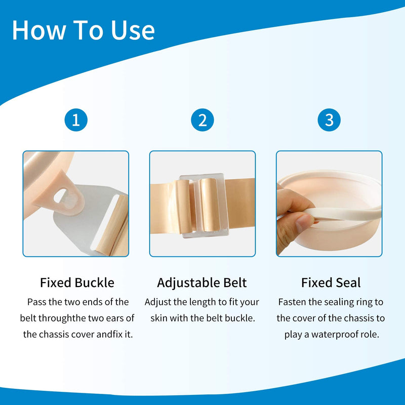[Australia] - Ostomy Shower Cover,Ostomy Supplies,Stoma Waterproof Bath Cover for Ostomy, Colostomy, Ileostomy Shower Wound Protector 