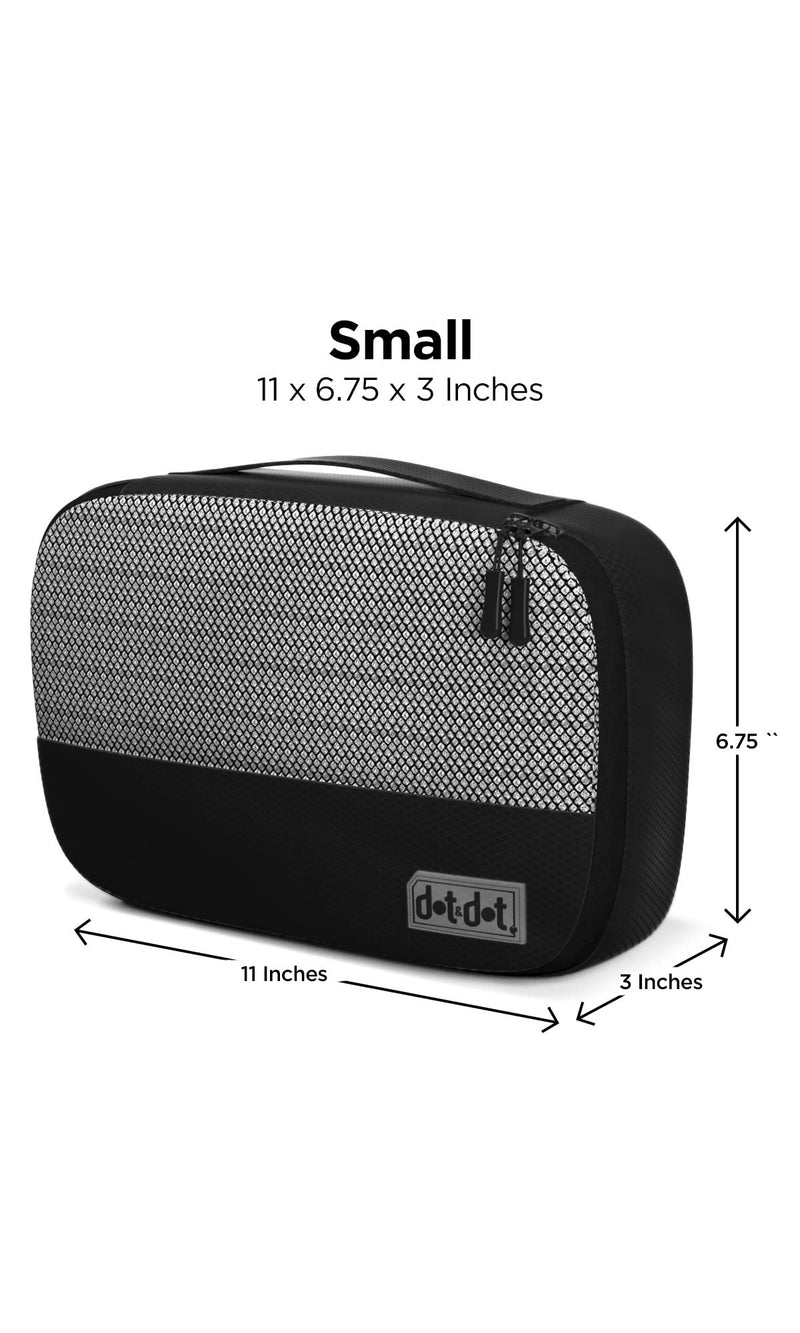 Large and Small Black Packing Cubes for Travel