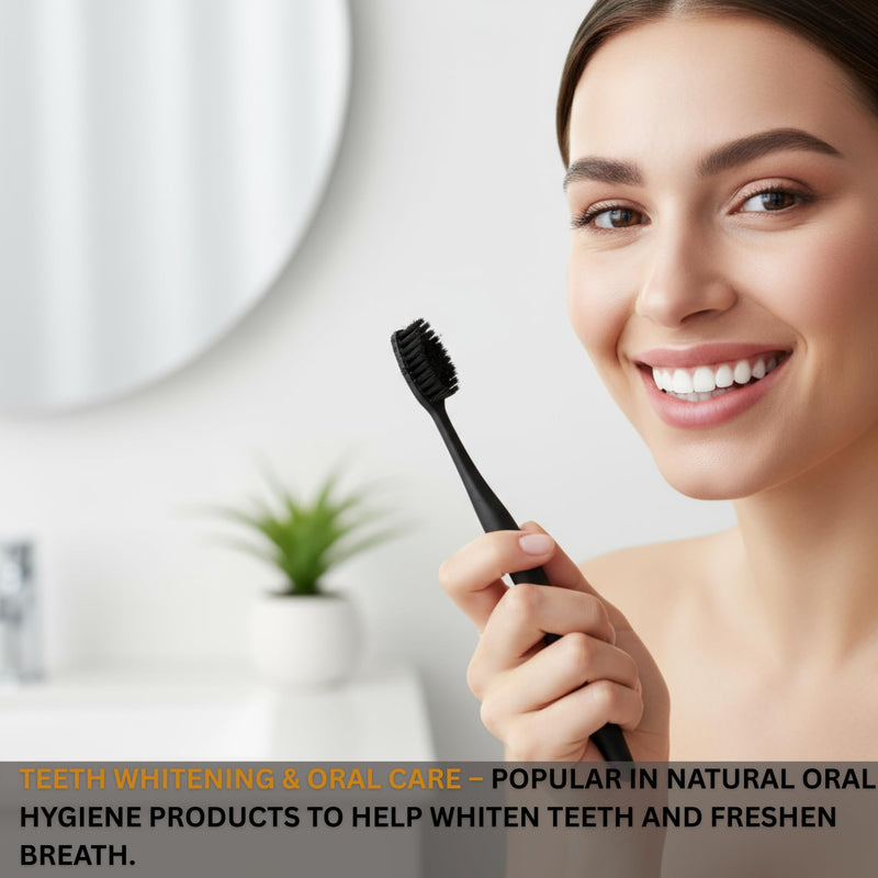 [Australia] - Activated Charcoal Powder, Food Grade Natural Detoxifier for Digestive Health, Teeth Whitening, Detoxification & Bug Bite Relief, 8 oz / 227 gm 