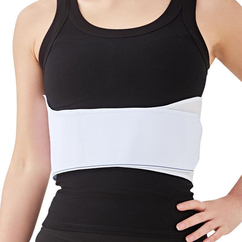 [Australia] - Rib Chest Injury Abdominal Binder Belt Brace Broken Compression Wrap Brace Breast Belt Elastic Supports for Cracked Bruised, Intercostal Muscle Strain Universal Female 