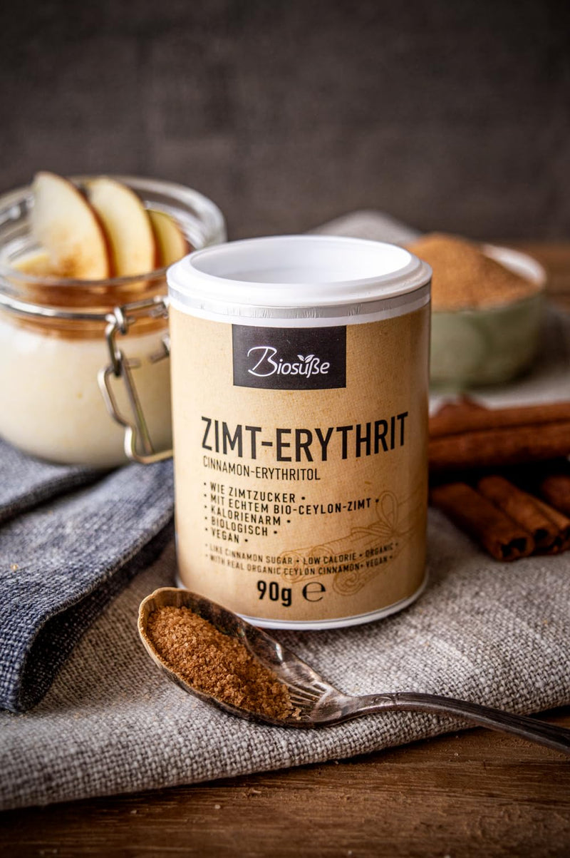 [Australia] - Organic sweet cinnamon erythritol - the low-calorie alternative to cinnamon sugar made from organic erythritol with cinnamon, enjoyment without regret, (90g) 