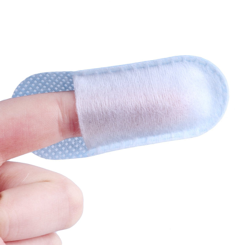 [Australia] - Mint Flavor Finger Teeth Wipes Disposable Brush Ups,Pack of 100,Dark Blue 
