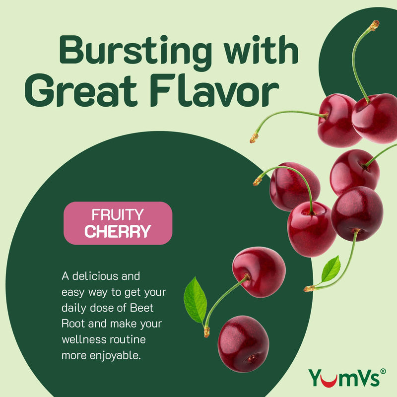 [Australia] - YumVs Beet Root Gummies with Tart Cherry Extract - Berry Flavor Beetroot Gummies - Beet Chews for Blood Circulation and Antioxidant Support - Red Beet Gummies (Berry 60 Count (Pack of 1)) Berry 60 Count (Pack of 1) 