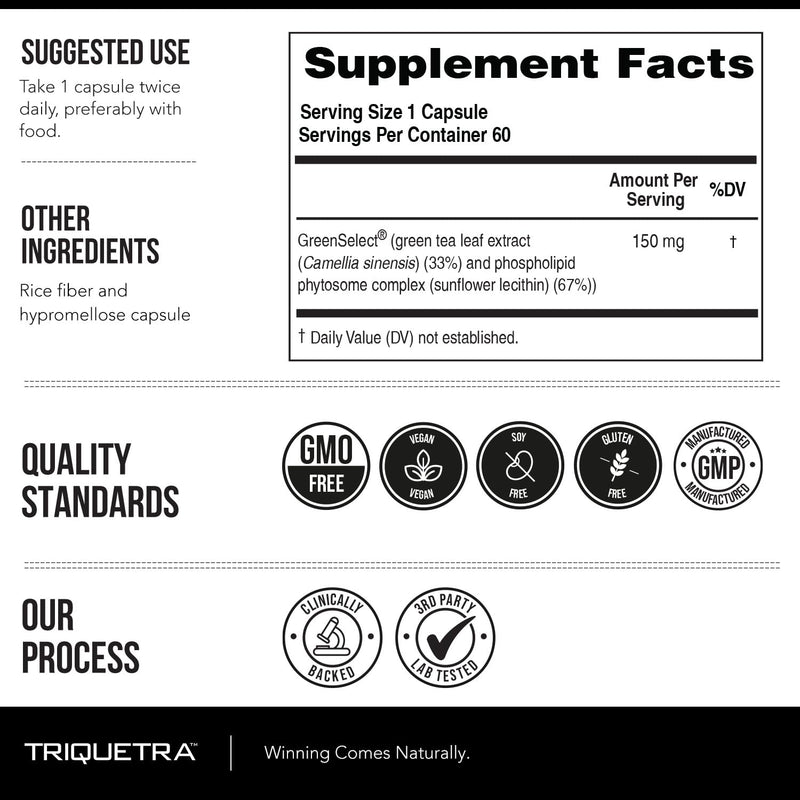 [Australia] - SoActive Green Tea‚Ñ¢ Extract - Clinically Studied Green Tea Phytosome - Up to 200% Better Absorption & Bioavailability - Clinically Validated Dose - Supports Metabolism & Weight Management - 60 Caps 