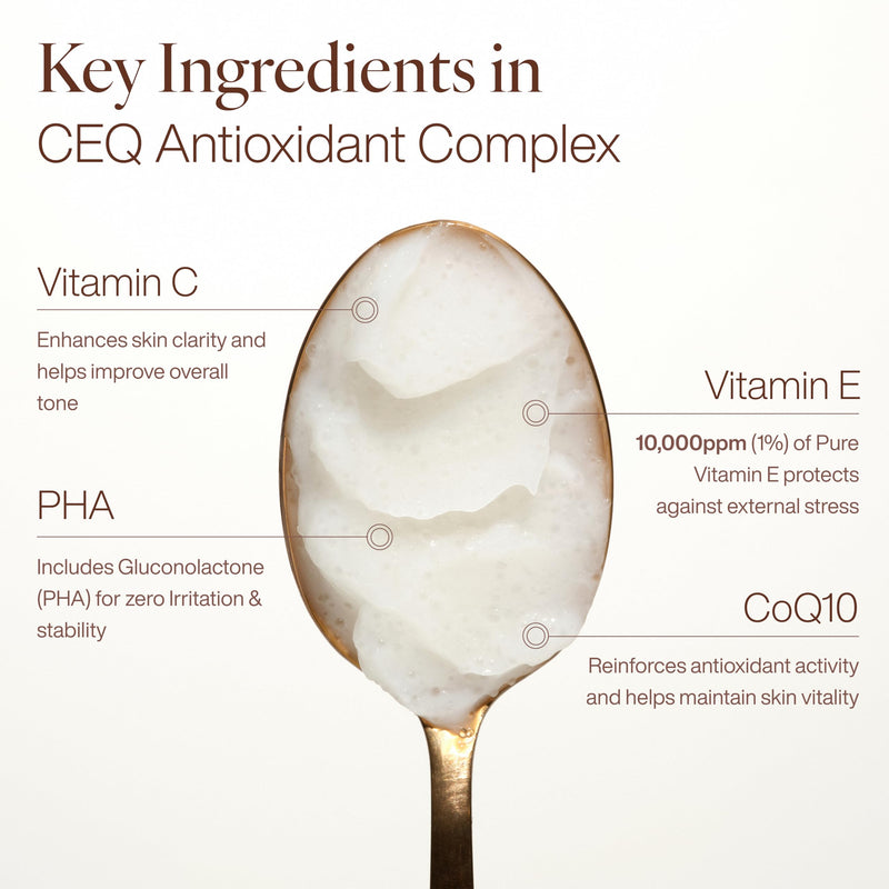 Dr.Different CEQ Anti-Oxidant Capsule Cream | Vitamin E Facial Cream with Vitamin C & CoQ10 for Anti Aging, Antioxidant & Uneven Skin Tone | K-Skincare made by Korean Dermatologist | 1.76 Oz, 50g