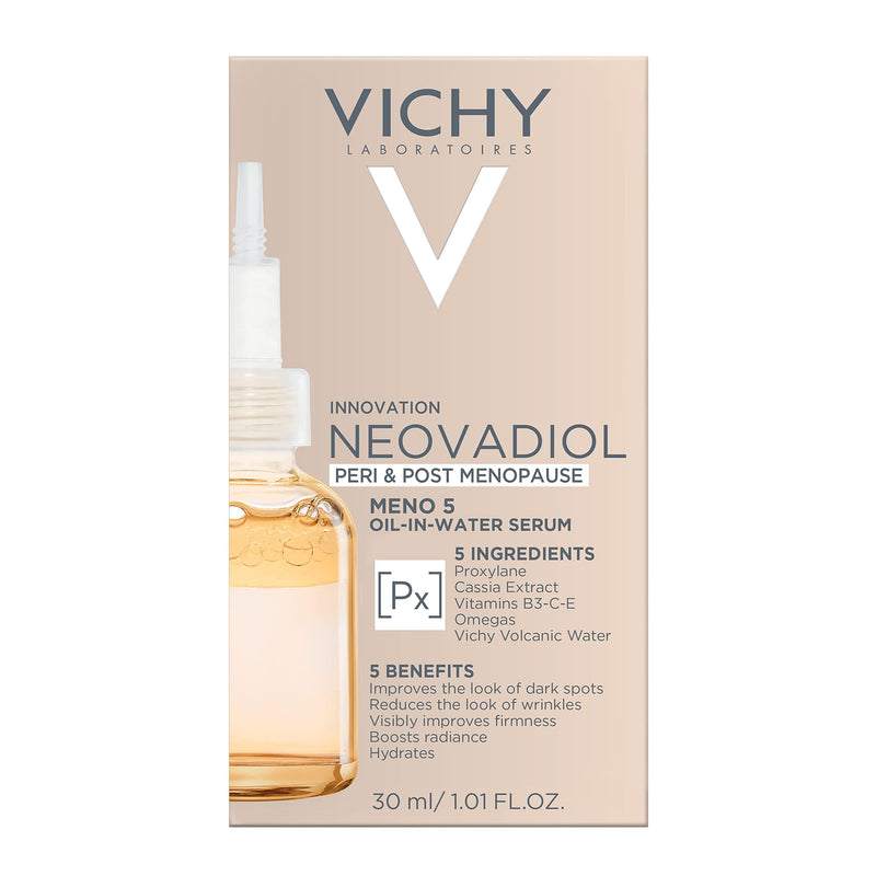 Vichy Neovadiol Serum for Peri and Post Menopause, Anti Aging Serum to Reduce Wrinkles and Dark Spots, Dermatologist Tested, 1.01 Fl. Oz 30ML Neovadiol Serum