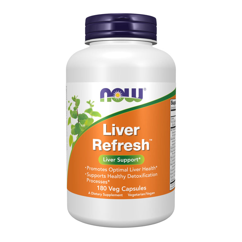 [Australia] - NOW Foods Supplements, Liver Refresh‚Ñ¢ with Milk Thistle Extract and unique Herb-Enzyme blend, 180 Veg Capsules 180 Count (Pack of 1) 