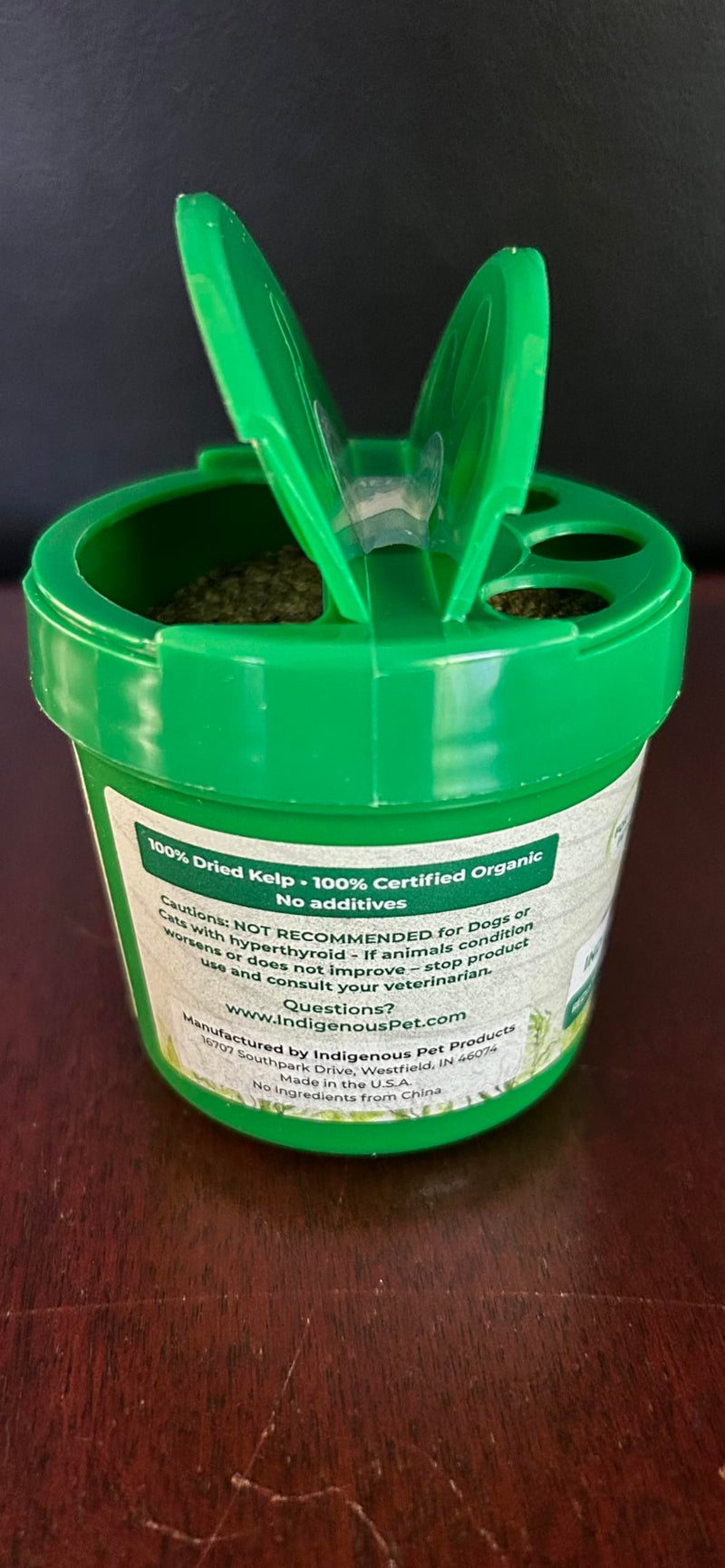 Organic Sea Kelp Flakes for Dogs, 72g/ 2.54oz, Green - PawsPlanet Australia