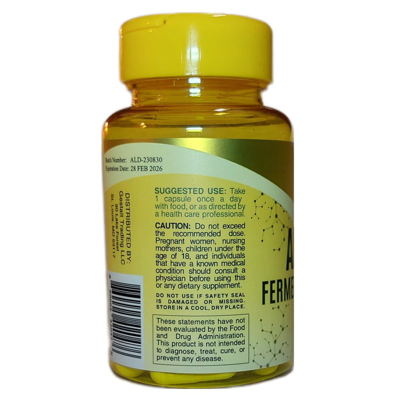 [Australia] - Apigenin | Fermented Chamomile Extract | standardized to 100mg of Apigenin per Capsule | 60 Vegan Capsules (500mg) 