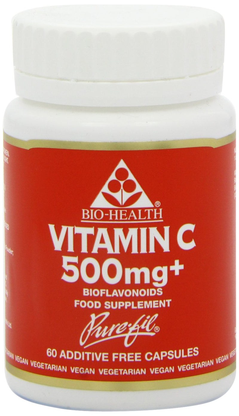 Bio Health 500 mg Bioflavonoid Vitamin C 60 Capsules
