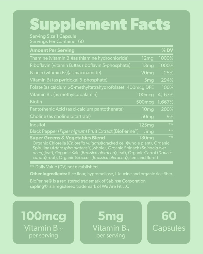 Vegan Omega 3 & Vegan Vitamin B Complex Bundle - Plant-Based DHA & EPA Fatty Acids, Essential B Vitamins with Whole Food Blend, B1, B2, B3, B5, B6, B7, Folate