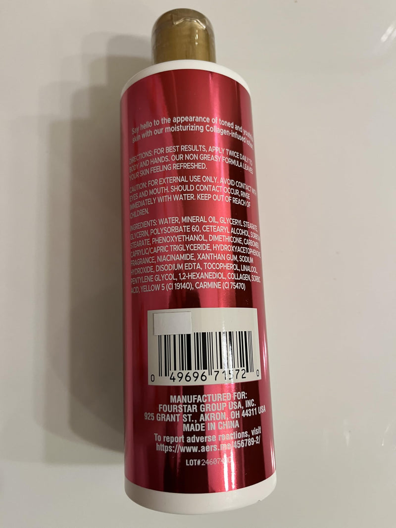 b.pure Collagen Revitalizing Body Lotion, Moisture with Vitamin E and Vitamin B3, 10 fl oz