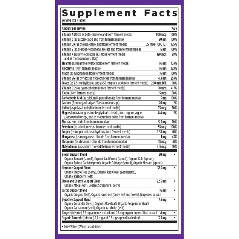New Chapter Every Woman’s One Daily 40+ - Multivitamin for Women - Supports Immune, Bone, Hormone & Cellular Energy Health* - Non-GMO, Gluten Free, Dairy Free, Vegetarian & Kosher - 96 Tablets 96 Count (Pack of 1)