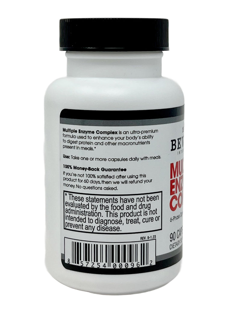 Beverly International MEC, Broad-Spectrum Digestive Enzymes, 90 Capsules | Ultra-Premium Digestive Aid, Helps Digest Protein, Carbs & Fat, For Bodybuilders, Athletes & Fitness Enthusiasts