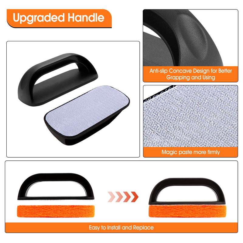 [Australia] - Upgraded 6-Piece Griddle Cleaning Kit for Blackstone, Flat Top Grill Cleaner Non-Scratch Scouring Pads for Kitchen - Heavy-Duty 5 Griddle Scrubber Pads with 1 Handle 