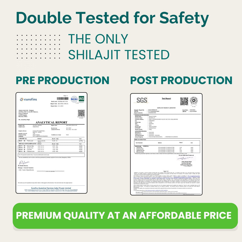 [Australia] - Shilajit Pure Himalayan Organic - Shilajit Resin, 0.7 Fl Oz, Extremely Potent and Effective, Himalayan Shilajit, 84+ Trace Minerals, 75%+ Fulvic Acid, with Lab Test Report-50 Servings 