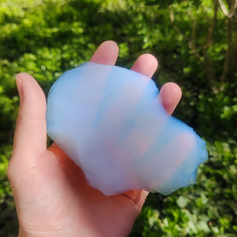 [Australia] - 80ML Aerogel Blocks Nanogel Granules (Frozen Smoke Blue Smoke) The lightest Solid in The World NASA Insulation Material 85 