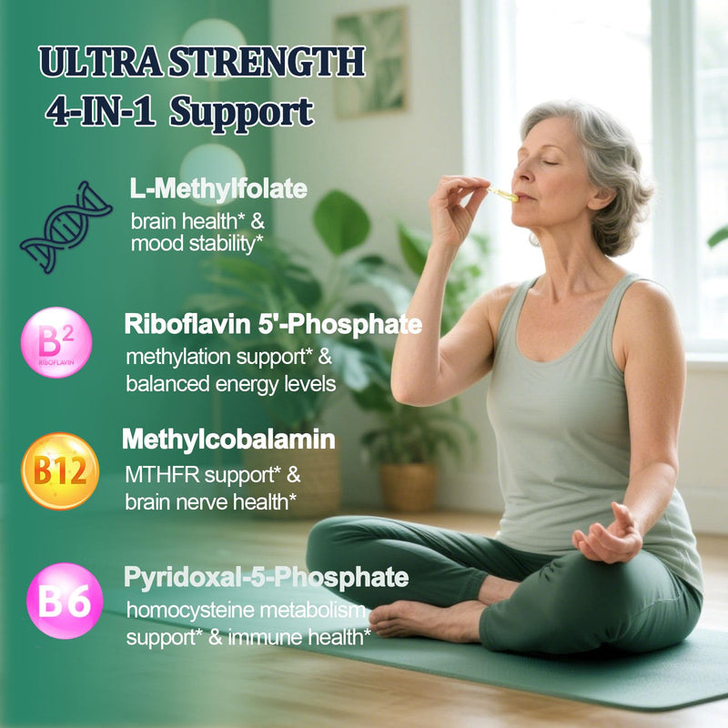 L Methylfolate 15mg Liquid Drops, 5-MTHF Plus Methyl B12 for Adults & Kids | Methylfolate Supplement w. Methyl B12, B6 & B2 for Mood, Methylation, Homocysteine, Cognition & Energy Support, Vegan Non-GMO Pineapple 2 Fl Oz (Pack of 1)