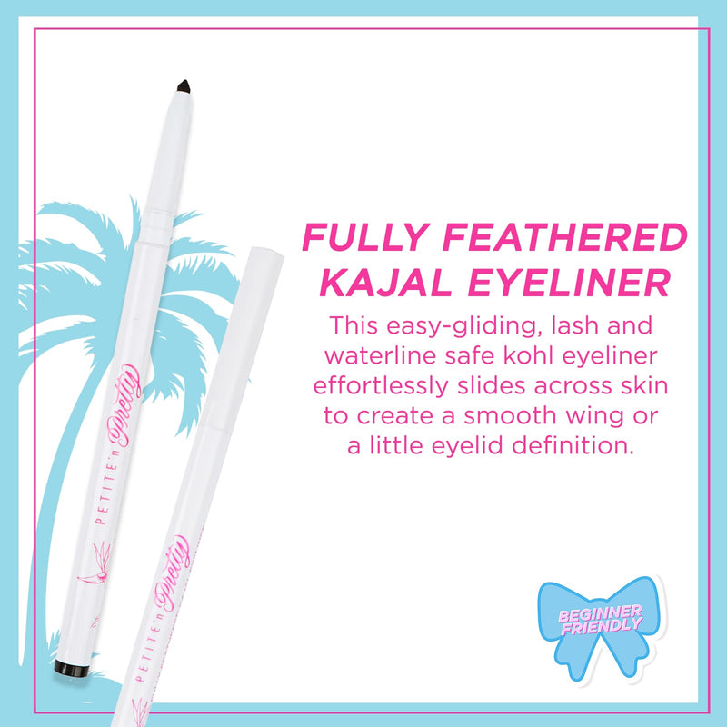 [Australia] - Petite 'n Pretty Eye Makeup Set for Kids - Makeup for Tweens & Teens - Fully Feathered Volumizing Mascara, Eyeliner, Made in the USA, w/Gift Bag 