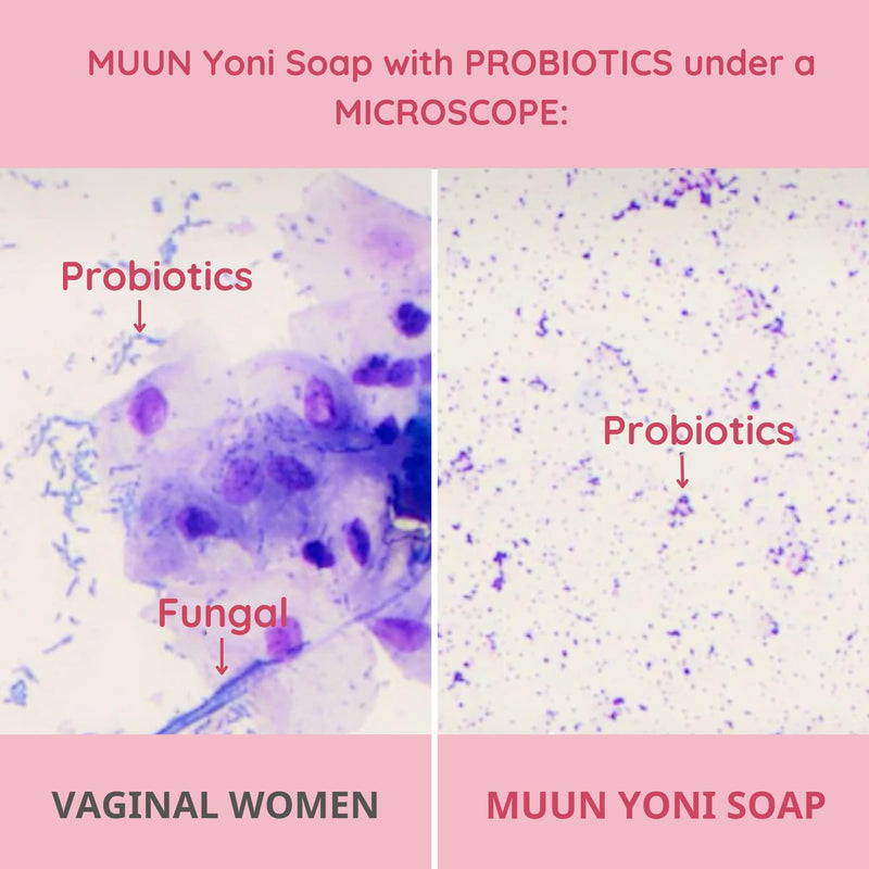 [Australia] - Muun Yoni Soap Bar - Pack 3 Ph Balance Probiotics & Natural Ingredients - Gentle Cleansing Formula Eliminates Odor Vaginal Health - Feminine Wash - Moisturizing Intimate (Rose) Rose 