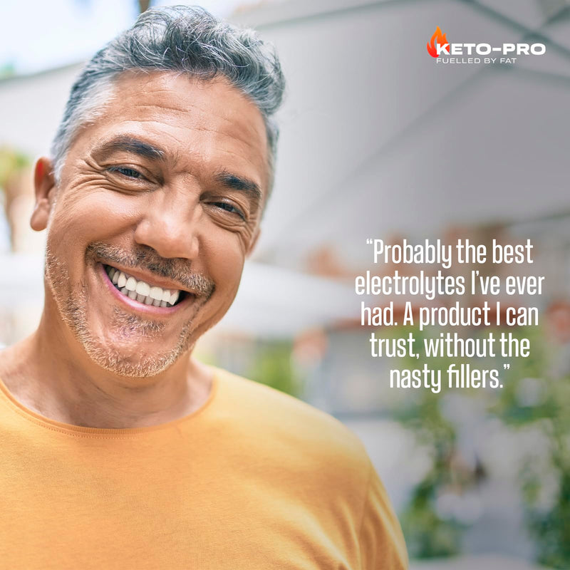 Keto-Pro Keto Electrolytes 250g - 50 Servings | Electrolyte Powder & Salts with 66 Trace Minerals | Supports Your Fasting, Health & Fitness Goals | Cherry Berry Flavour