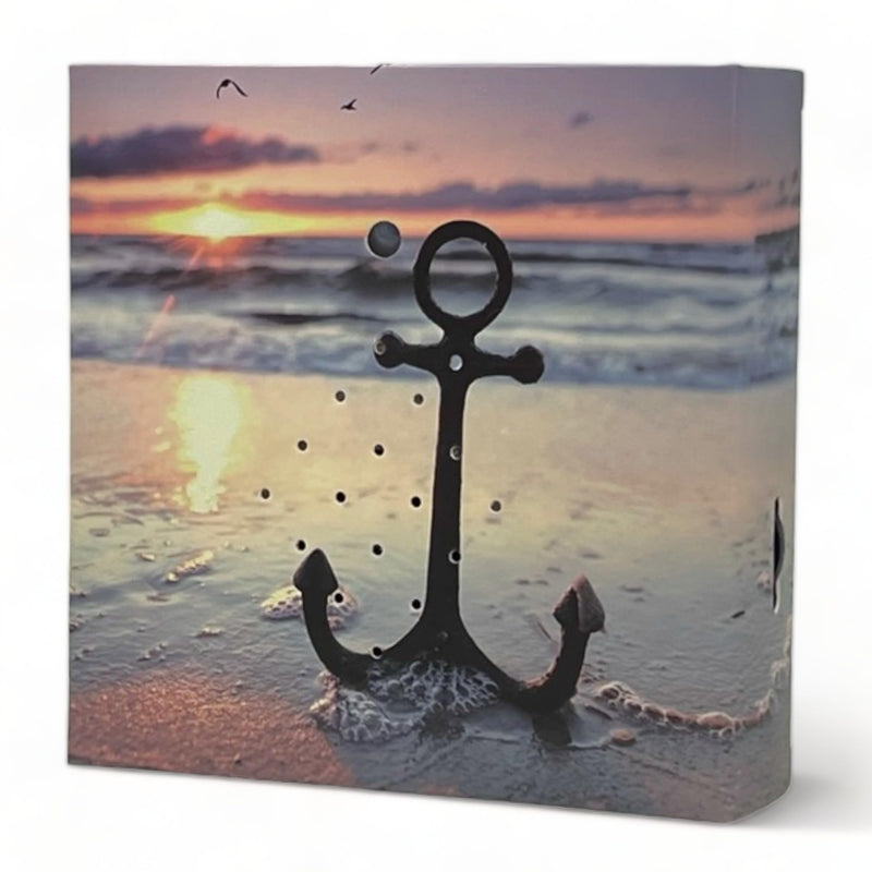[Australia] - MIJOMA sound box with sea sounds - soothing relaxation for your home | Speakers, motion detectors & ON/OFF switch | Ideal for bathroom, hallway, office & living room | 12x12cm (Maritime) Maritime 