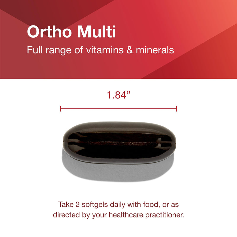 PROTOCOL FOR LIFE BALANCE Ortho Multi for Men, Multivitamin, 90 Softgels | Multivitamin for Prostate Health*, with Saw Palmetto, Zinc, and CoQ10, Men Daily Multivitamin and Iron Free