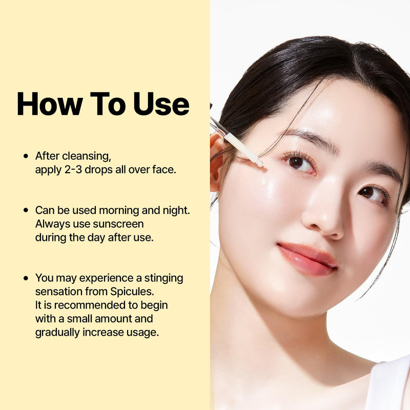 Cell Fusion C Toning C Vita Shot Ampoule, Brightening Vitamin C Serum for Face with Spicules, Zero Dark Spots & Glow Serum for Sensitive Skin, 20g / 0.7 oz.