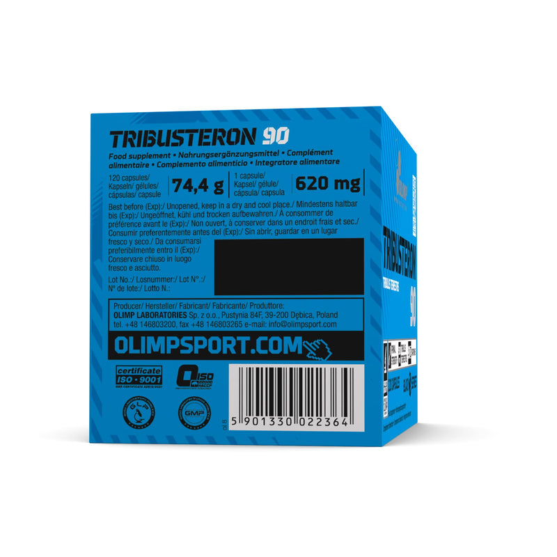 Olimp Labs Tribusteron Capsules, 90 Tribulus Terrestris, Pack of 120 Capsules
