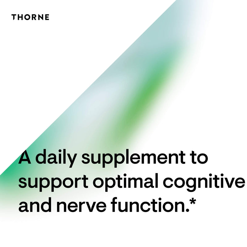 [Australia] - Thorne Acetyl-L-Carnitine - 500 mg - Supports brain function and healthy nerve sensations in the hands and feet - 60 capsules 