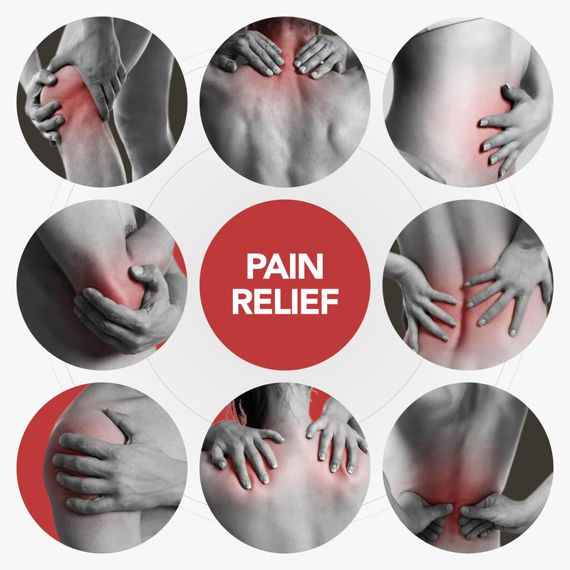 [Australia] - Deluxe TENS Unit Muscle Stimulator & Accessories - Non-Invasive EMS Machine for Neck & Back Pain Relief, Sciatica - Electrotherapy with 12 Modes & 20 Intensity Levels 