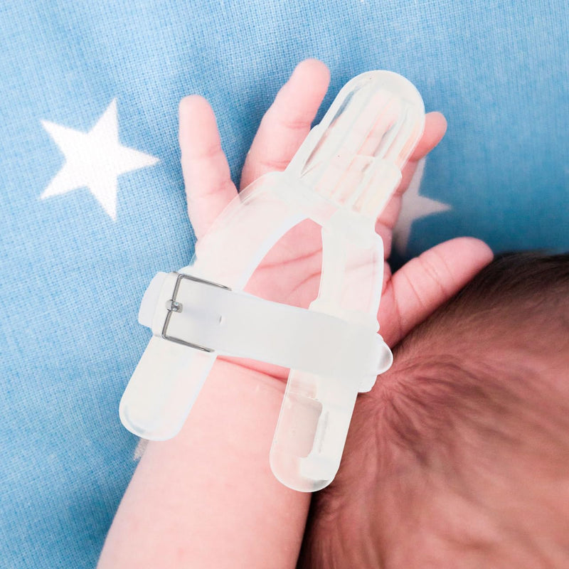 [Australia] - Thumb Sucking Stop: Children Finger Guard Thumb Sucking Treatment Wristband Silicone for 1-5 Years Baby Kids Toddler 