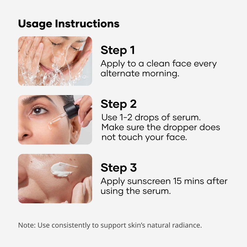 Cureskin Vitamin-C NanoGold Face Serum with L-Ascorbic Acid, Gold & Ferulic Acid | Brightening & Even Tone Support | For Dullness, Uneven Tone & Early Signs of Ageing | 20 ml