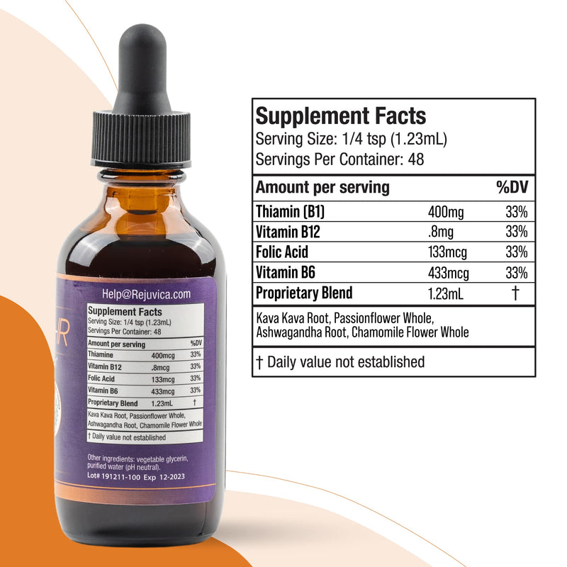 [Australia] - Zenapin IR - All-Natural Advanced Liquid Calming Remedy That Works Fast! | 2X Absorption | Kava Kava, Ashwagandha, Passionflower, Chamomile, B-Vitamins & More 1 